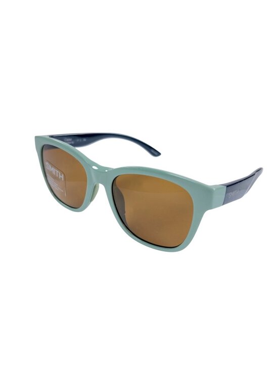 Smith Optics Caper Womens Cateye Sunglasses ChromaPop Polarized Brown Saltwater main image 8